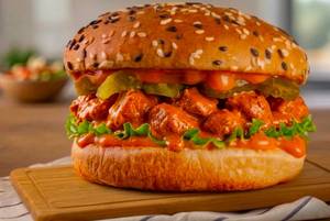 Butter Chicken Burger
