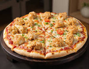 Chicken loaded pizza("8")