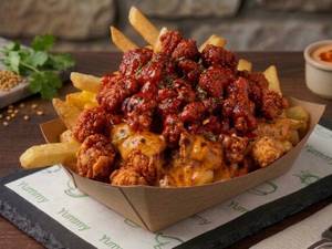 Spicy Chicken Cheesy Fries