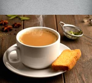 Elaichi Chai With Rusk