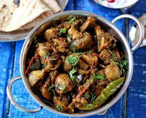 Mushroom Pepper Masala