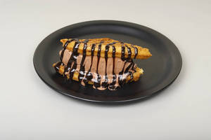 Chocolate Ice Cream Fudgy Waffle Melt