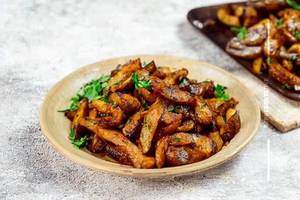 Mushroom pepper fry