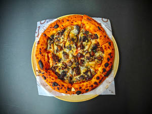 Gorgonzola Four Mushroom Pizza (10 Inches)