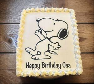 Happy Birthday Chocolate Square Shape Cake
