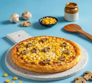 Cheese, Corn & Mushroom Pizza