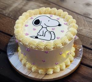 Love Cartoon Rasmalai Eggless Cake