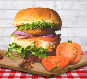 Indian Alu Tikki Burger