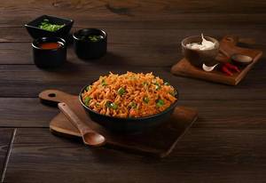 Schezwan Fried Rice Chicken.