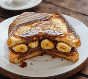 Chocolate Banana Peanut Butter Toast