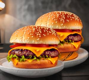 Chicken patty burger