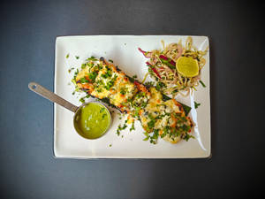 Charcoal Cheese Tandoori Vegetables