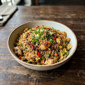 Non-veg Chili-garlic Fried Rice