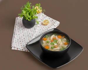 Chicken Lemon Coriander Soup.