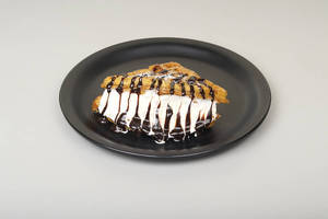 Vanilla Ice Cream Fudgy Waffle Melt