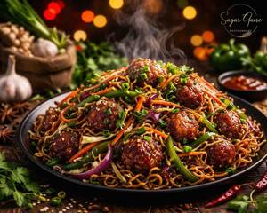 Crispy Manchurian Noodles