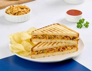 Cheesy Pasta Sandwich