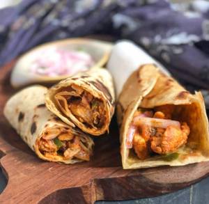 Egg Chicken Seekh Chicken Tikka Kathi Roll