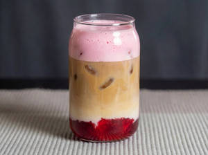 Rasberry Cold Latte