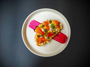 Salmon, Dill, Capers And Creme Fraiche