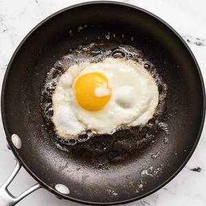 Half Fry Double Egg