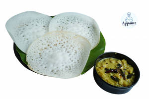 Appam(3pc) + Veg Stew(250ml)
