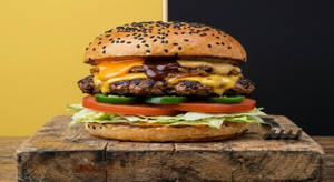 Cheesy Lamb Smash Burger