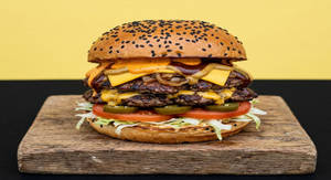 Cheesy Buff Smash Burger ( Double )