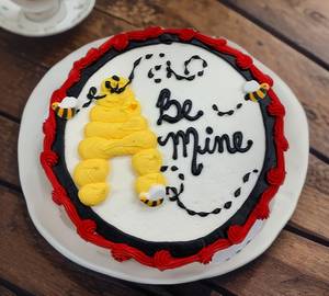 Be Mine Red Velvet Colour Cake
