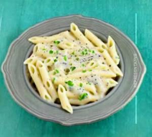 White sauce pasta  half