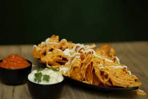Masala Cheese Nachos