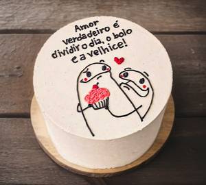 Black Forest Cartoon Design Cake