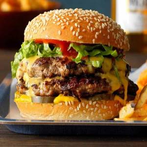 Chicken Grilled Double Patty Burger