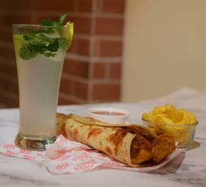 Tex Mex Potato Roll + Peri Peri Fries + Mojito
