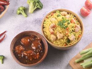 Singapore Chicken Fried Rice Combo