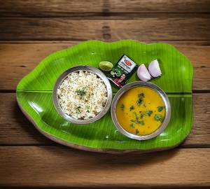 Steam Rice [ 400 gm ] and Dal Combo