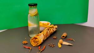 Afghani Chaap Roll + Fries + Mojito