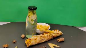 Butter Paneer Roll + Fries + Masala Lemonade