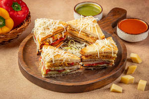 Veg Cheese Toast Sandwich