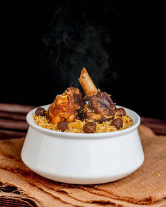 Royal Zafrani Dum Mutton Biryani Kofti (desi Ghee)