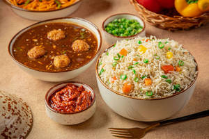Veg Manchurian Fried Rice