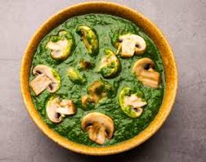Mushroom Palak
