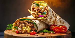 Kali Mirch Malai Soya Chaap Roll
