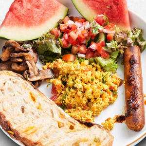 Vegan Breakfast Platter