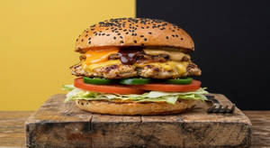 Cheesy Chicken Smash Burger