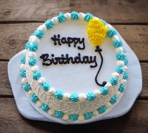 Colour Full Design Birthday Blueberry Cake