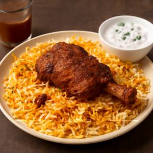 Zafrani Mutton Fry Peiec Biryani