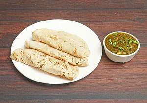 Palak Fry With 6 Chapati