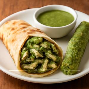 Hariyali Kebab Chicken Shawarma