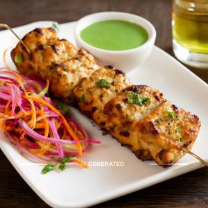 Garlic Fish Kebab
